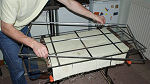 Spacer bars on misted sealed double glazing