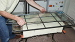 Splitting sealed double glazing