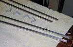 Spacer frame parts from sealed double glazing