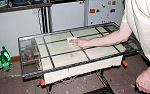 Cleaning misted sealed double glazing